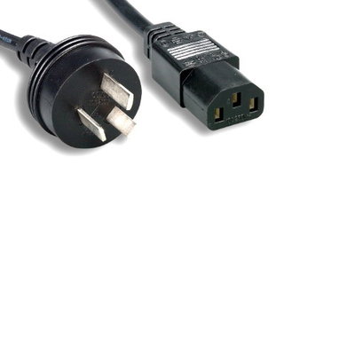 6 Ft USA IEC320 C13 3 Prong to AU Australia AS3112 3 prong Outlet AC Power Cable