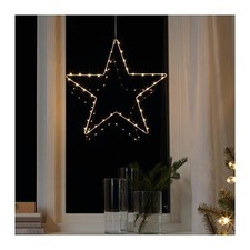 Ikea STRÅLA Hängeleuchte Stern Led batteriebetrieben 27cm neu ovp