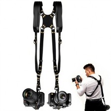 YIHAOSSING Camera Harness,Black Camera Straps for Photographers,Leather Dual ...