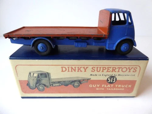 Dinky Supertoys #512 'GUY FLAT TRUCK' - Vintage Diecast w/ Repro Box