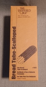 Pampered Chef Scalloped Bread Tube #1565 NIB Baking Mold Loaf Pan