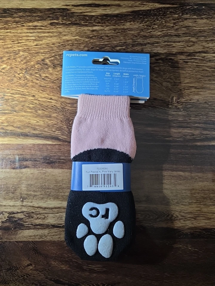 RC Mascotas Fun Pawks Tracción Marioneta Pata Protección Interior Exterior Talla M Foto 2 de 2