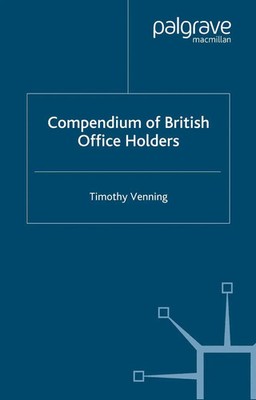 Timothy Venning | Compendium of British Office Holders | Taschenbuch | Englisch