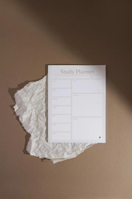 DIGITAL Study Planner Printable Canva Template Exam Tracker PDF Download