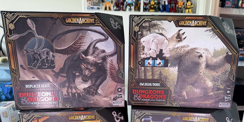 Dungeons And Dragons Owlbear And Displacer Beast Both New Unopend Set