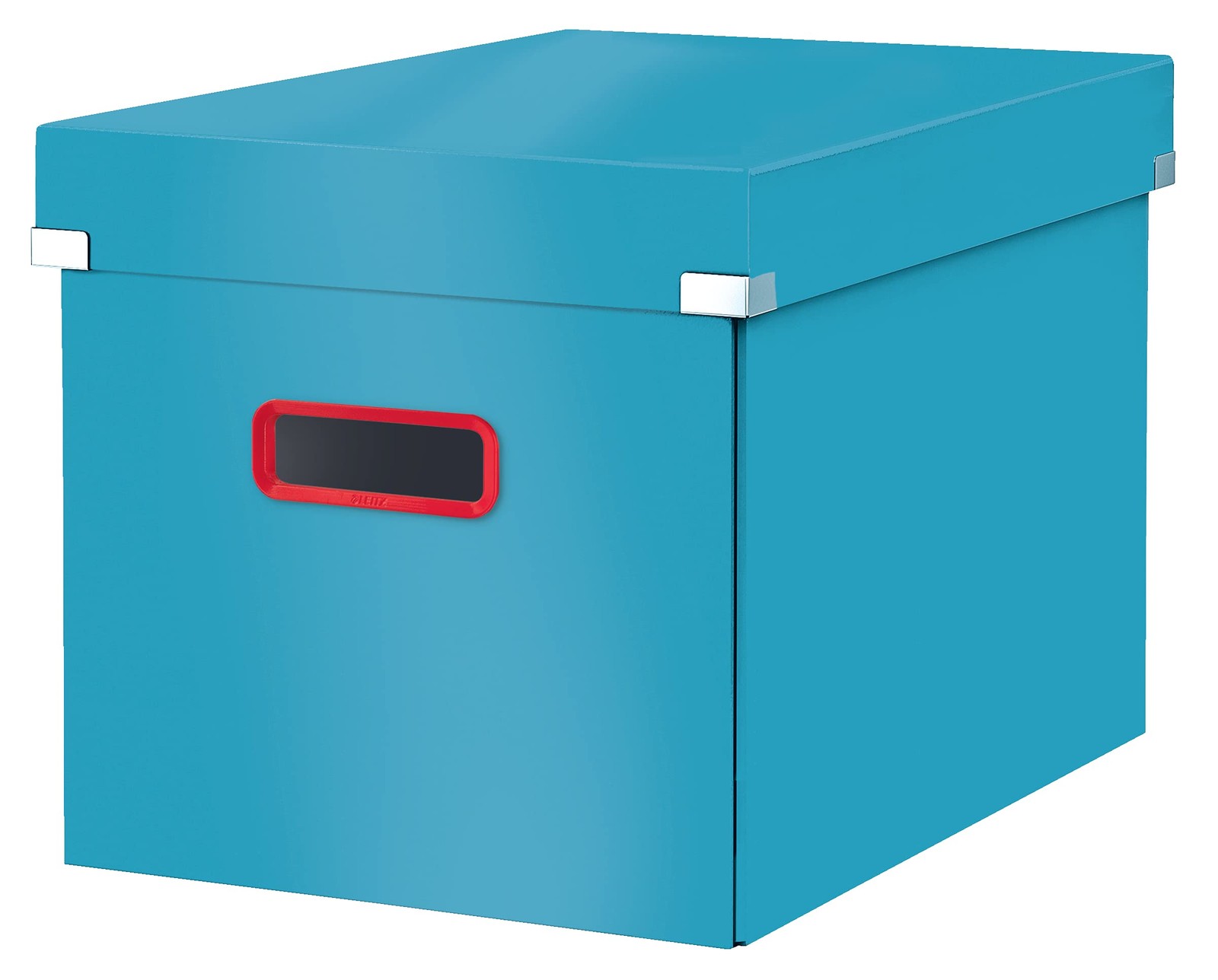 Leitz Click & Store Cube, Foldable Large Storage Box with Lid, Premium Strong Ca