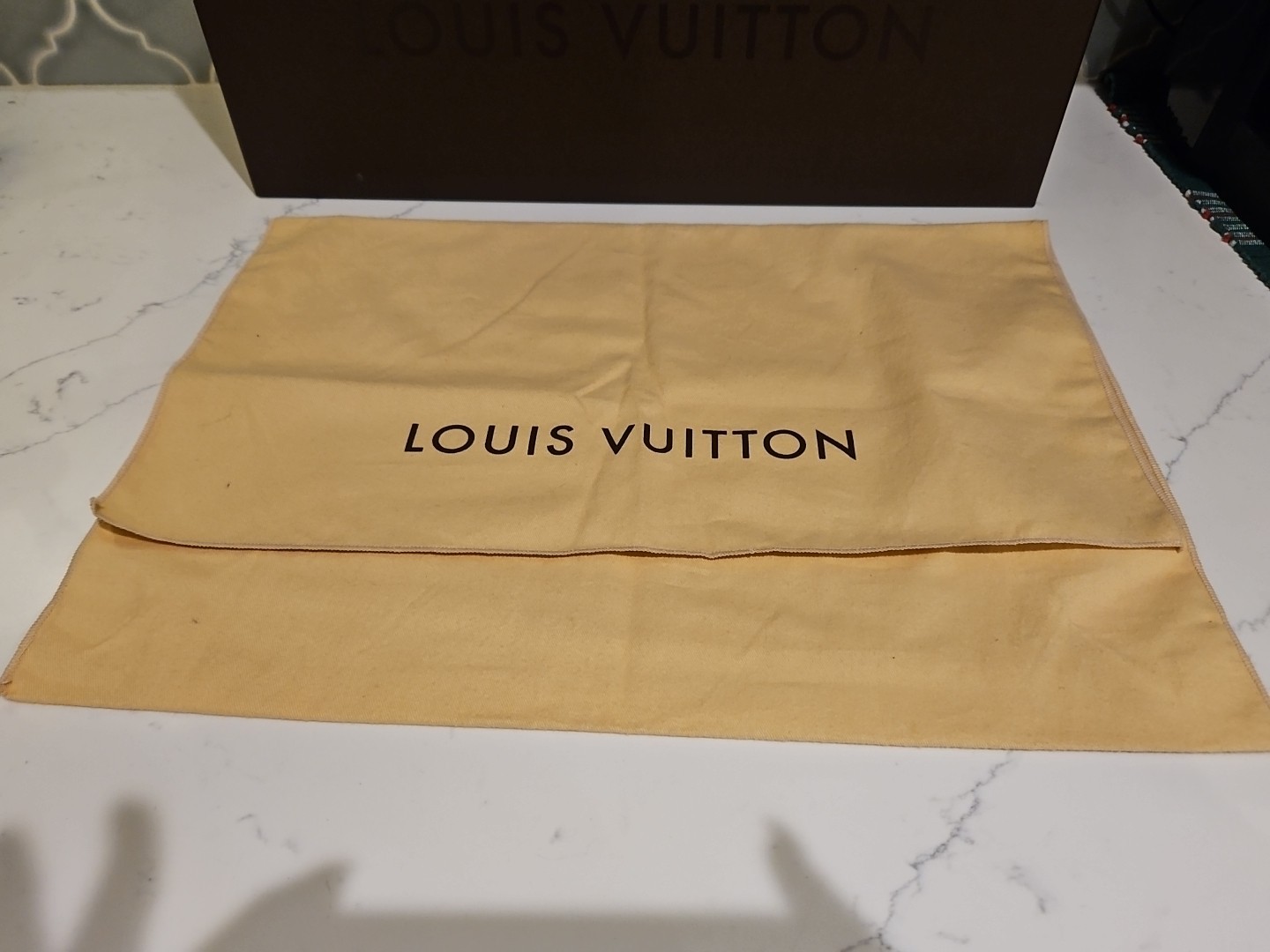 Authentic Louis Vuitton Empty Square Brown Gift B… - image 5
