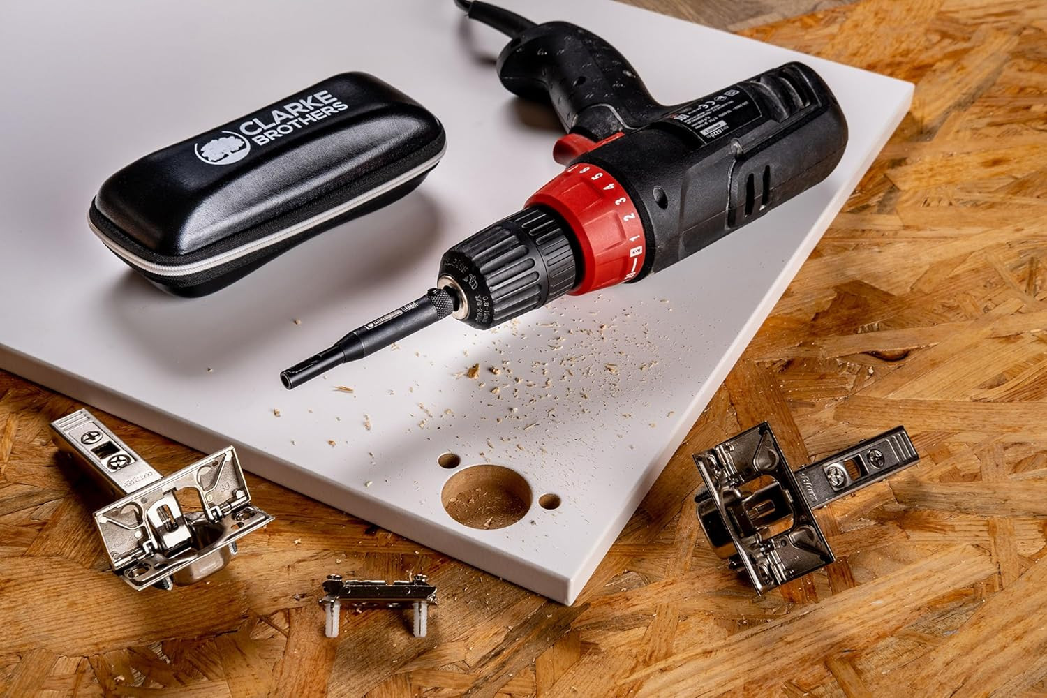 Clarke Brothers Self-Centering Drill Bit Set – 8-Pack Assorted Sizes Center Dril