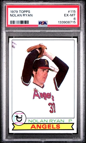 Nolan Ryan 1979 Topps #115 Angels HOF SHARP CENTERED Gem PSA 6 MINT *GWCARDS*