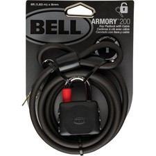 Bell Sports 6 Ft. x 8mm Armory Coiling Cable Bicycle Lock 7122010 Bell Sports