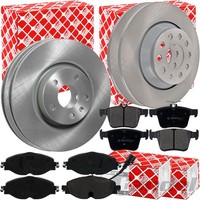 Febi Bremsscheiben + BelÄGe Va+Ha Passend FüR Audi A3 8V Vw Golf 7 Passat B8