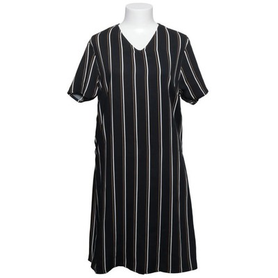 Max, Kleid, Größe: 44, Schwarz/Weiß/Gelb, Polyester, Streifen, Damen #udm