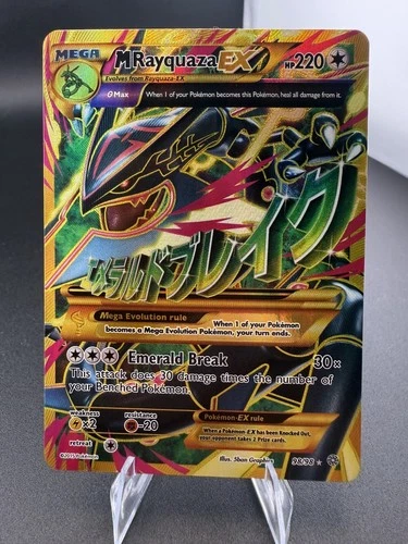 M Rayquaza EX 98/98 Ancient Origins 2015 Shiny Full Art Pokémon