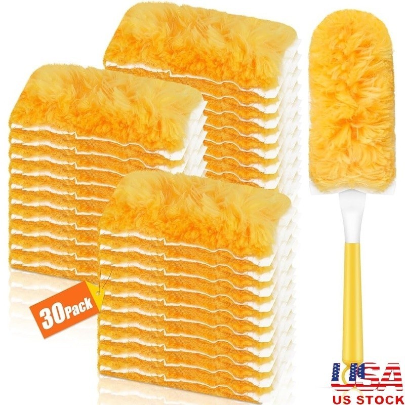 30 Heavy Duty Duster Refills Compatible W/ Swiffer 360&deg; Cle
