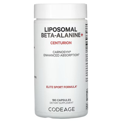 Liposomal Beta-Alanine+, Centurion, CarnoSyn, Enhanced Absorption, 180 Capsules