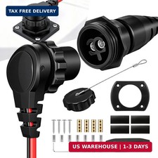 Trolling Motor Plug and Receptacle 1865120 MKR28 compatible with Minn Kota