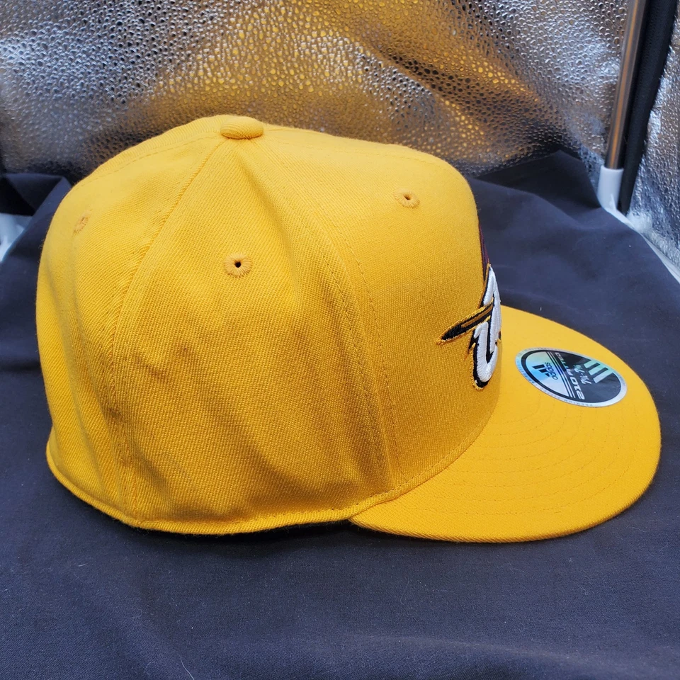 Cleveland Cavaliers Yellow Basketball Adidas Hat Baseball Cap Yellow 7 1/4-7 5/8 - Image 3 of 4