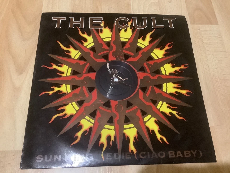 The Cult Sun King Hologram Wallet 12" Vinyl Record A1 B1 - Imagem 2 de 4