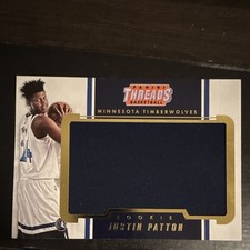 Panini Threads 2017-18 Justin Patton MEMO 🔥RARE🔥5x7🔥