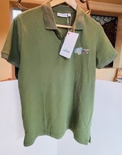 Lacoste Polo Hunter Green Women  s Size Small Brand New
