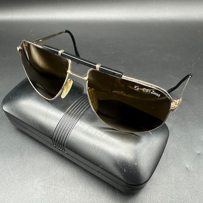 Carl Zeiss 9292 1001 Vintage Sonnenbrille Gold W. Germany 80er Aviator