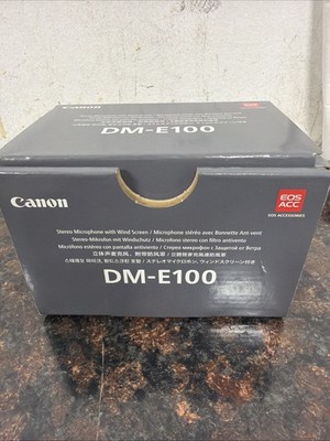 Canon DM-E100 Directional Microphone Compatible - Black