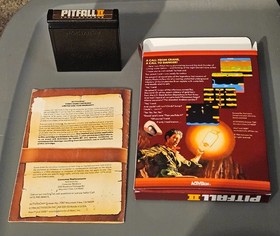 Pitfall II 2 Atari 2600/7800/2600+/7800+ REPRO BOX Complete CIB TESTED WORKS