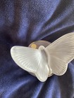 CRISTAL FRANCE BUTTERFLY FROSTED/CLEAR PAPERWEIGHT SIGNED 3.25" x 2.75” — photo 8