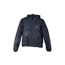 Hollister hooded puffer jacket men's medium 