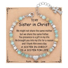 Christian Gifts for Women, Religious Gifts for Women, Cross Bracelet Jewelry, Ea