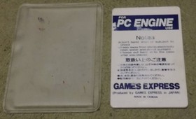 GAMES EXPRESS Idol Hanafuda Fan Club HuCARD PC Engine with Case & Manual