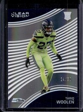 2022 Chronicles Tariq Woolen Clear Vision Rookies RC Holo Silver #/25 Seahawks
