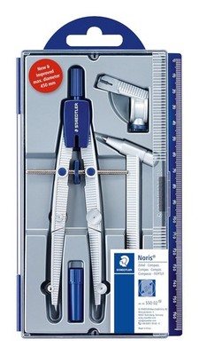STAEDTLER Noris School Compass with Centre Wheel Extension Bar Universa 550 02