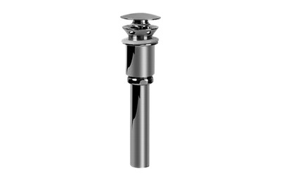Graff: Various Push-Top Umbrella Pop-Up Drain with Overflow, Polished Brass