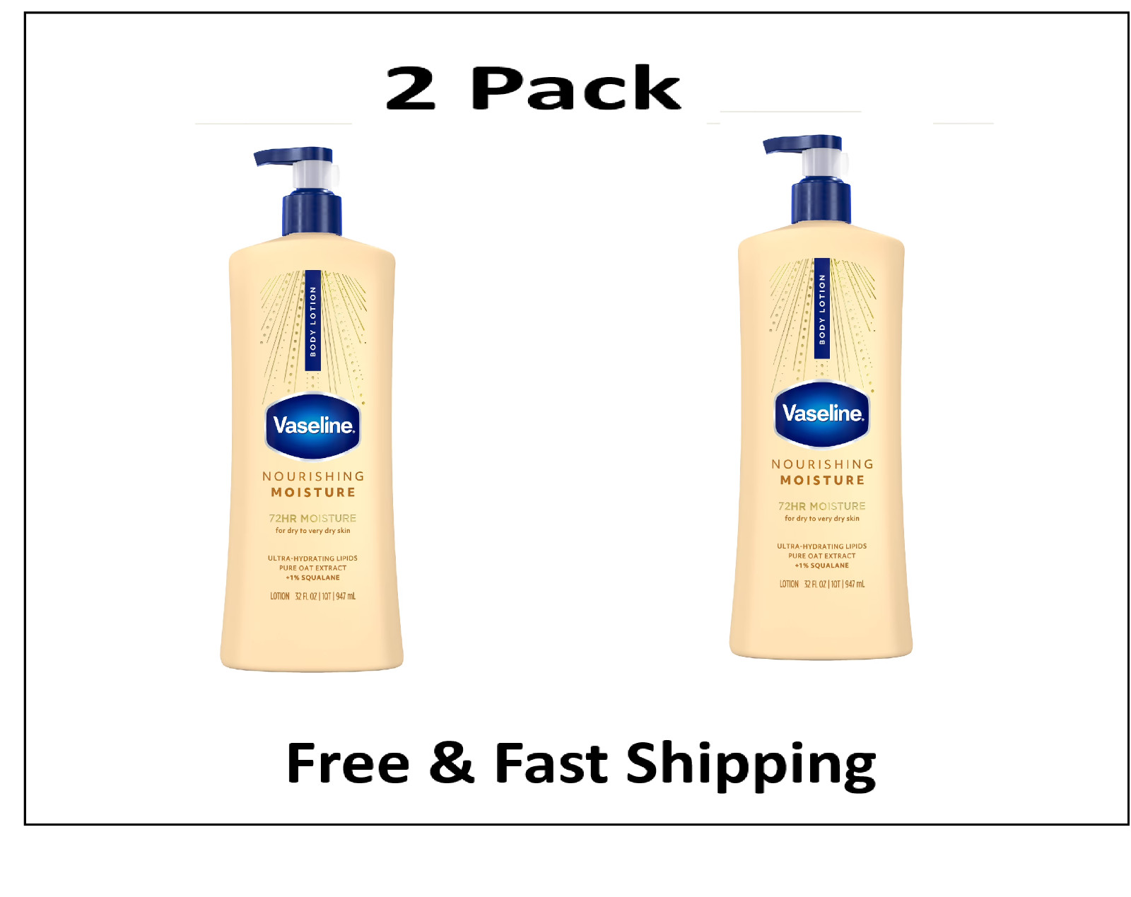 Vaseline Intensive Care  Nourishing Moisture Lotion, 32 oz 2