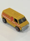 Vintage 1977 Hot Wheels Flying Colors Dark Yellow Paramedic Redline Van HK Loose