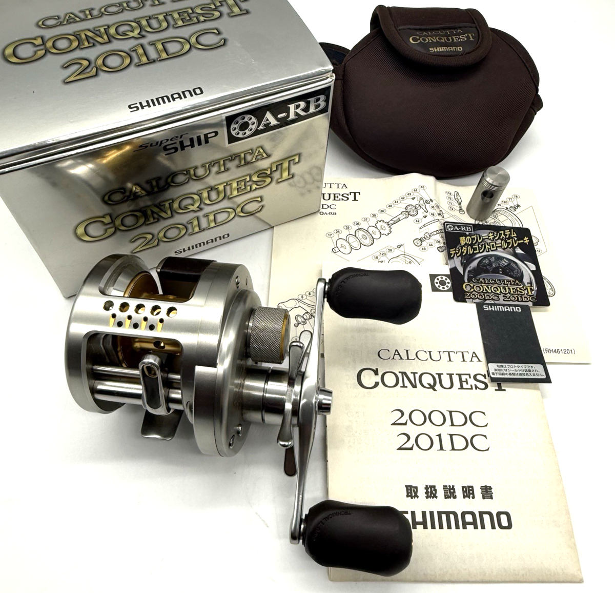 Shimano 03 CALCUTTA CONQUEST 201DC Left Baitcasting Reel w