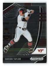 2020 Panini Prizm Draft Picks Carson Taylor #PDP130 Virginia Tech Hokies
