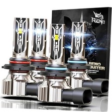 Bulb Combo, 9006 9005 Fog Bulbs Fanless 6500K 800 Brighter HB4 9005 9006
