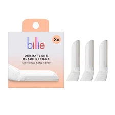 Billie - Dermaplane Refill Blades - Stainless Steel 1 Count (Pack of 3) 