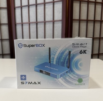 Android TV Box SuperBox S7 Max 4GB/64GB 6K UHD Voice Remote Same-Day Shipping