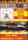 DECAL ALFA ROMEO GTV6 C. SAINZ J. DIEZ 4 HORAS DEL JARAMA 1985 DnF (08)