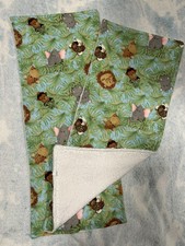 Baby Burp Cloths Reverse Handmade-animals