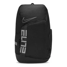 New Nike Elite Pro Basketball Backpack Black/White One Size Durable Bag