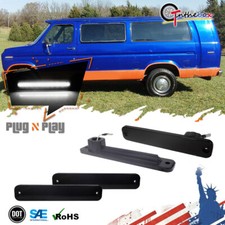 Luz de señalización lateral LED blanca para camioneta Ford E/F100 F150 F250 F350 Econoline 75-83