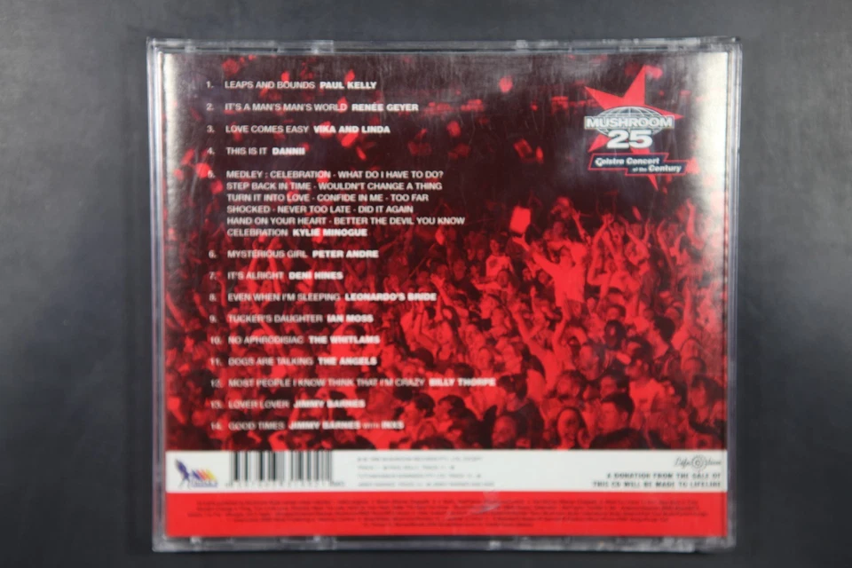 Mushroom 25 Live Highlights - Dannii, Kylie Minogue - компакт-диск отправлен с отслеживанием (C481) - Изображение 4 из 4