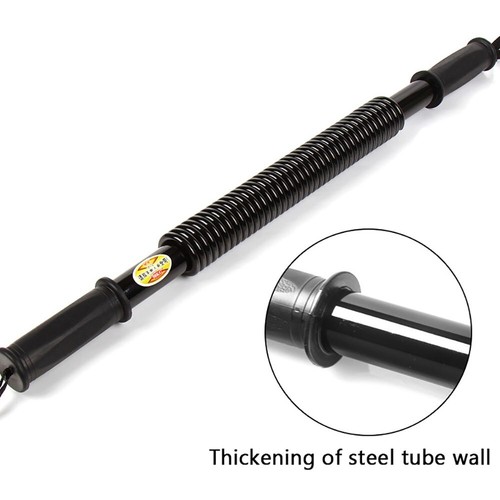 Heavy Duty Spring Chest Power Bar Twister Upper Body Arms Strength Training UE - Picture 5 of 12