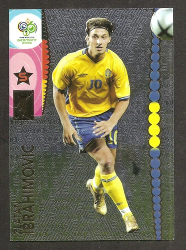 Zlatan Ibrahimovic 2006 Panini World Cup WC CARD #177 RARE