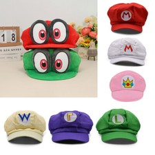 Super Mario Bros Luigi Foam Costume Hat Cap Fancy Dress Cosplay Christmas Party