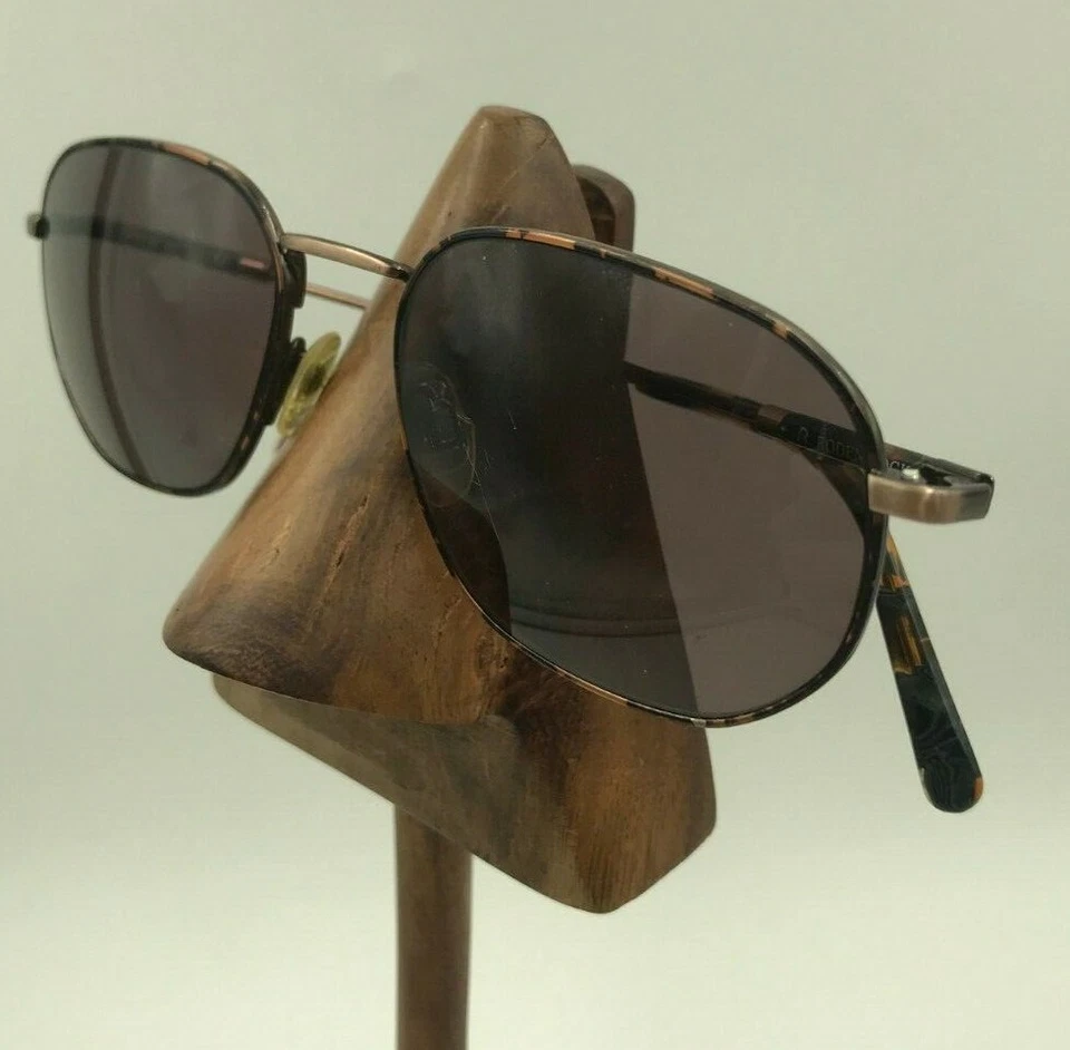 Vintage Rodenstock R2959 D Bronze Black Metal Oval Sunglasses FRAMES ONLY - Изображение 3 из 4